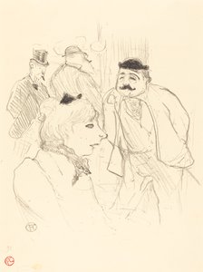 Stjälken (Moulin Rouge) av Henri de Toulouse Lautrec