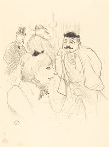 Moulin-Rouge-stammen, 1894. av Henri de Toulouse Lautrec