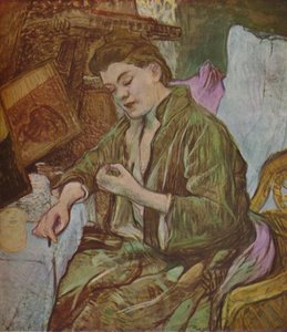 La Toilette, Getting Ready, 1891, 1937. av Henri de Toulouse Lautrec