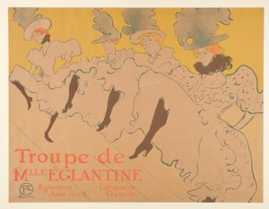 Truppen av Mademoiselle Eglantine (Mademoiselle Eglantine av Henri de Toulouse Lautrec