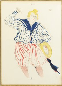 Sjömanssången, på stjärnan, Le Havre av Henri de Toulouse Lautrec