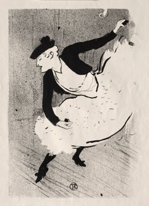 Le Café-concert: Edmée Lescot av Henri de Toulouse Lautrec