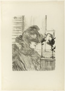 Le Margoin (Mademoiselle Louise Blouet) av Henri de Toulouse Lautrec