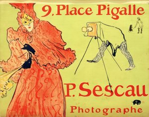 Fotograf Sescau av Henri de Toulouse Lautrec