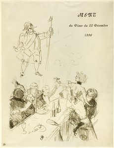 Le Suisse, Meny av Henri de Toulouse Lautrec