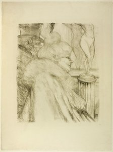 Lämnar teatern av Henri de Toulouse Lautrec