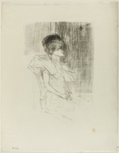 Långivaren sitter av Henri de Toulouse Lautrec