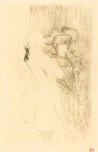 Lender och Auguez i La chanson de fortunio Lender och Auguez i La chanson..., 1895. av Henri de Toulouse Lautrec