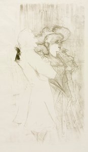 Lender och Auguez i The Song of Fortune, 1895. av Henri de Toulouse Lautrec