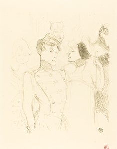 Lender och Lavalliere Lender och Lavalliere, 1895. av Henri de Toulouse Lautrec