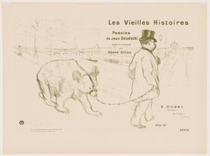 The Old Stories: Cover - Frontispice av Henri de Toulouse Lautrec