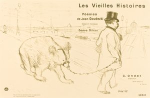 Gamla berättelser täcker framsidan, 1893. av Henri de Toulouse Lautrec