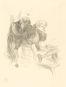 gamla fjärilar av Henri de Toulouse Lautrec