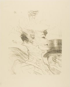 Louise Balthy, från Treize Lithographies av Henri de Toulouse Lautrec