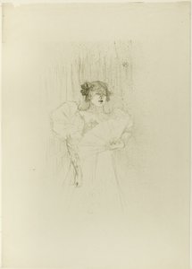 Luce Myres, framifrån av Henri de Toulouse-Lautrec