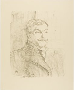 Lucien Guitry, från Treize Lithographies av Henri de Toulouse Lautrec