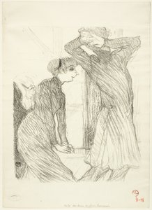 Lugné-Poé och Bady, i "Above Human Forces" av Henri de Toulouse Lautrec