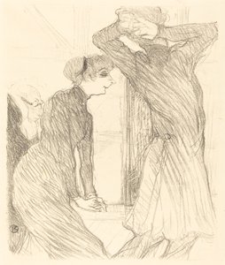Lugne Poe och Baldy i Above Human Forces Lugne Poe och Baldy i..., 1894. av Henri de Toulouse Lautrec