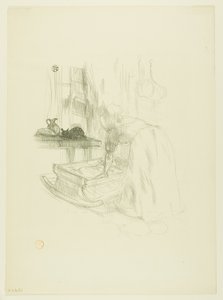 Vaggvisa, från Melodier av Désiré Dihau av Henri de Toulouse Lautrec