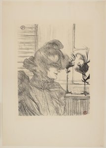 Madame Le Margoin, mjölnare av Henri de Toulouse Lautrec