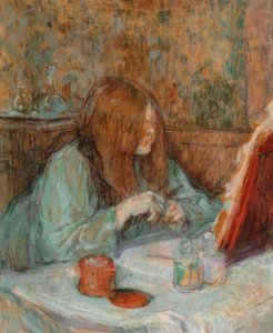 Madame Poupoule på hennes toalett av Henri de Toulouse Lautrec