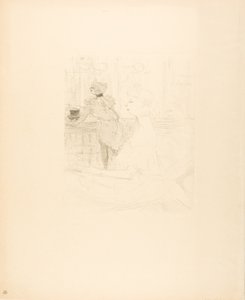 Fröken Leconte av Henri de Toulouse Lautrec