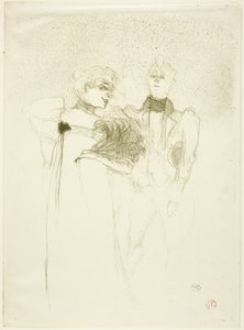 Mademoiselle Lender, i Madam Satan av Henri de Toulouse Lautrec