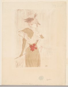 Mademoiselle Marcelle Lender, Stående av Henri de Toulouse Lautrec