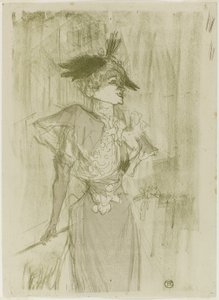 Mademoiselle Marcelle Lender, Stående av Henri de Toulouse Lautrec