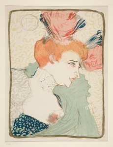 Miss Marcelle Lender, byst (Porträttbyst av Miss Marcelle Lender) av Henri de Toulouse Lautrec