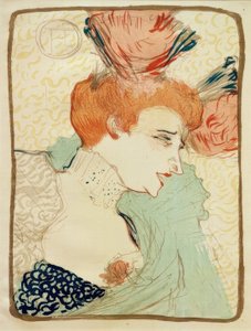 Mademoiselle Marcelle Lender, en buste von Henri de Toulouse Lautrec