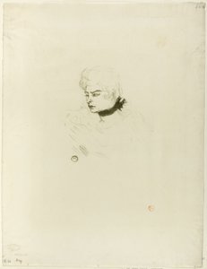 Mademoiselle Pois Vert av Henri de Toulouse Lautrec