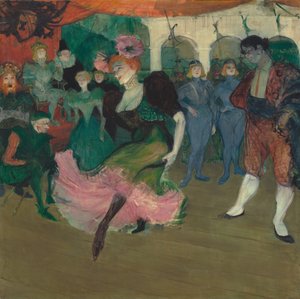 Marcelle Lender dansar bolero i "Chilpéric" av Henri de Toulouse Lautrec