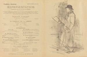 Silverbröllop; Frihetens börda; En seriös kund [front] av Henri de Toulouse Lautrec