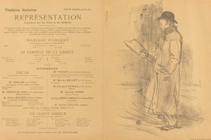 Silverbröllop; Frihetens börda; En seriös kund [front] av Henri de Toulouse Lautrec