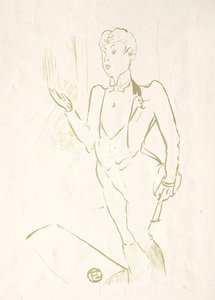 Mary Hamilton, 1893. av Henri de Toulouse Lautrec