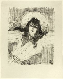 May Belfort, från Treize Lithographies av Henri de Toulouse Lautrec
