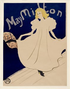May Milton, 1895 av Henri de Toulouse Lautrec
