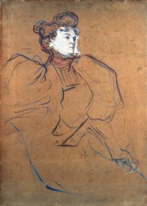 Misia Natanson av Henri de Toulouse Lautrec