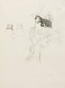 Miss May Belfort, 1895. av Henri de Toulouse Lautrec