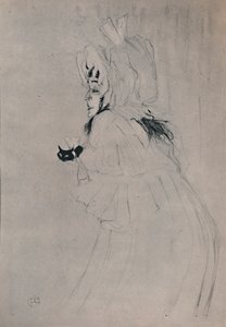 Miss May Belfort välkomnande, ca 1895, 1946. av Henri de Toulouse Lautrec