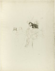 Miss May Belfort på baren Achille av Henri de Toulouse Lautrec