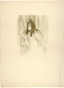 Miss May Belfort i hår av Henri de Toulouse-Lautrec