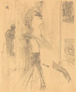 På scenen På scenen, 1898. av Henri de Toulouse Lautrec