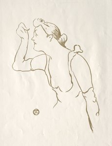 Paula Brebion av Henri de Toulouse Lautrec