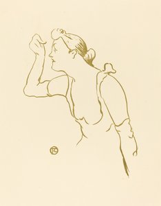 Paula Brebion, 1893. av Henri de Toulouse Lautrec