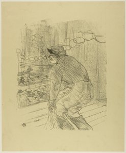 Polin, från Treize Lithographies av Henri de Toulouse Lautrec