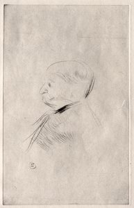 Porträtt av M.X. av Henri de Toulouse Lautrec