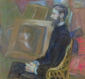 Porträtt av M. Georges Henri Manuel, 1891 (pastell ombord)