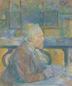 Porträtt av Vincent van Gogh, 1887 (pastell på kartong)
